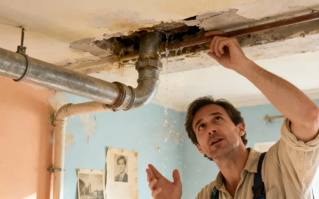 ¿Quién paga la reparación de una tubería rota en un edificio? (Dueño o Administración)